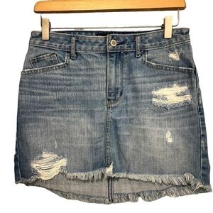 Hollister 5 Pocket Distressed Mini Skirt